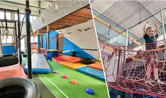Entrées pour la Salle de jeu sportive dédiée au parcours d'obstacles Ninja AsWarriors (enfant ou adulte)