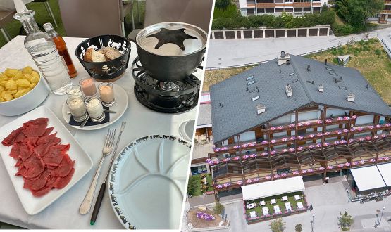 Menu Fondue bourguignonne ou chinoise avec entrée et dessert dès 2 personnes