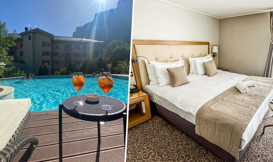 Séjour à l'Hôtel "Les Sources des Alpes" à Loèche-les-Bains avec Petit-déjeuner et accès illimité aux espaces Spa et Piscines pour 2 personnes 