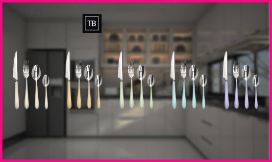 Set de 16 couverts en acier inox Lisa D'Alban