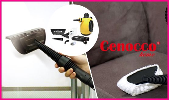 Nettoyeur vapeur à main avec accessoires Cenocco