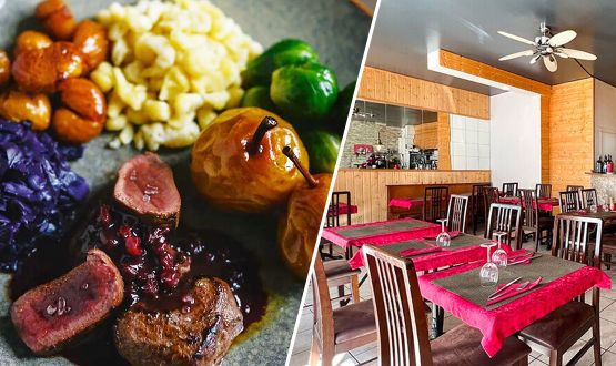 Menu chasse avec entrée et dessert dès 2 personnes
