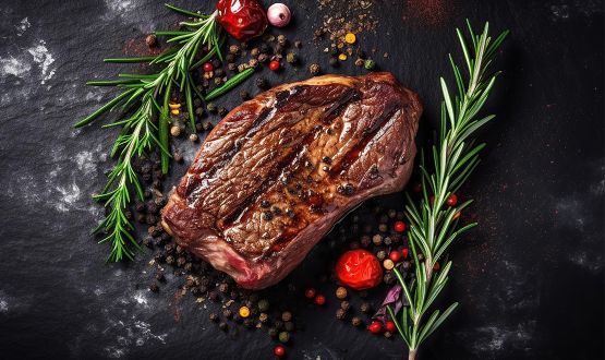 Menu Entrecôte de bœuf avec entrée et dessert dès 2 personnes