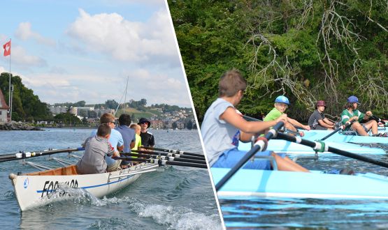 Découverte de l’aviron sur le Lac Léman