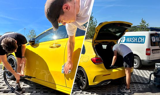 Lavage automobile écologique intérieur et extérieur avec entretien des cuirs et plastique