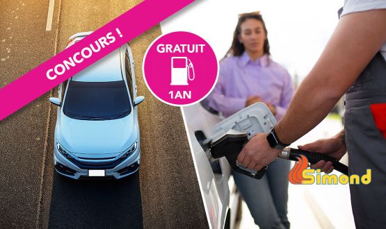 Concours Waouh - Gagnez 1 année d'essence offerte par Realdeals.ch et les Stations-services Simond (Valeur CHF 3'000.-)