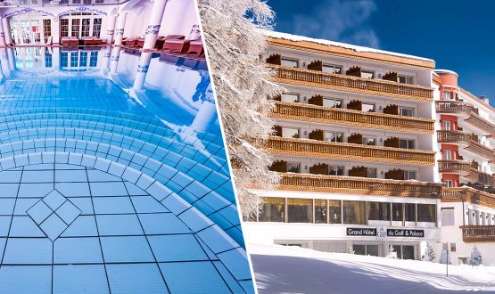 Nuitée à Crans-Montana avec accès illimité aux espaces détente et Petit-déjeuner pour 2 personnes