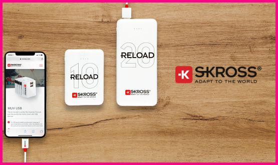 Batterie portable 10'000 mAh ou 20'000 mAh SkRoss