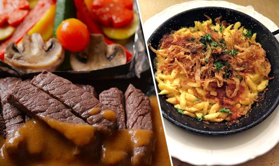 Menu Chasse émincé de chevreuil avec entrée et dessert dès 2 personnes