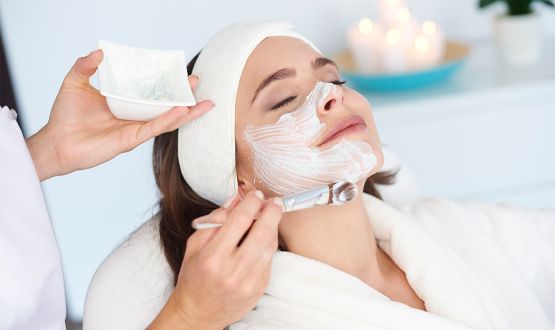 Soin du visage avec produits Sothys