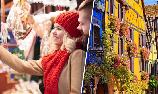 Journée au marché de Noël à Riquewihr et Colmar avec voyage en bus (2 décembre 2023)