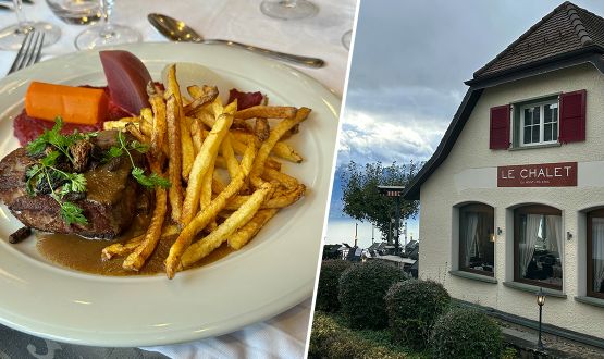 Menu filet de bœuf avec entrée, dessert et Verre de bienvenue dès 2 personnes 