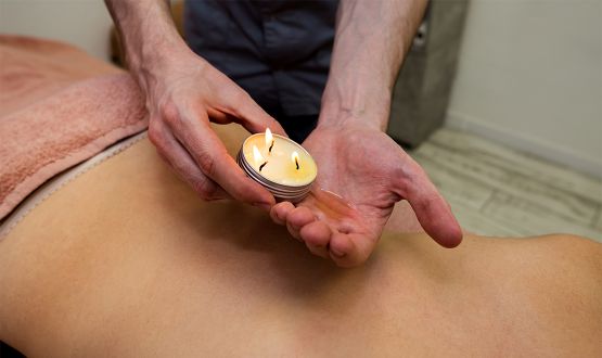 Massage à la bougie faite maison et aux Huiles chaudes - 1 ou 3 séances