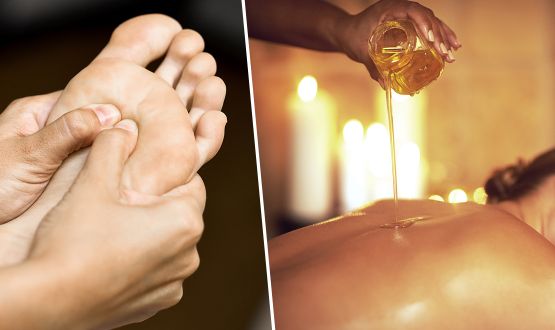 Réflexologie plantaire avec Massage du dos aux Huiles chaudes - 1 ou 3 séances