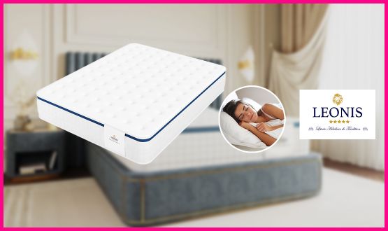 Matelas Vasco avec mousse à mémoire de forme - épaisseur 30cm - LEONIS