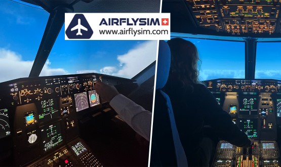 2h de vol sur simulateur d'Airbus A320