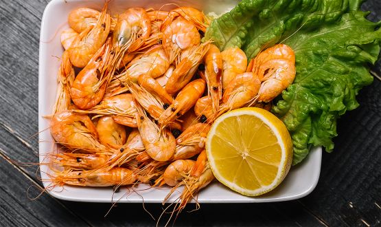 Menu Gambas avec entrée et dessert dès 2 personnes