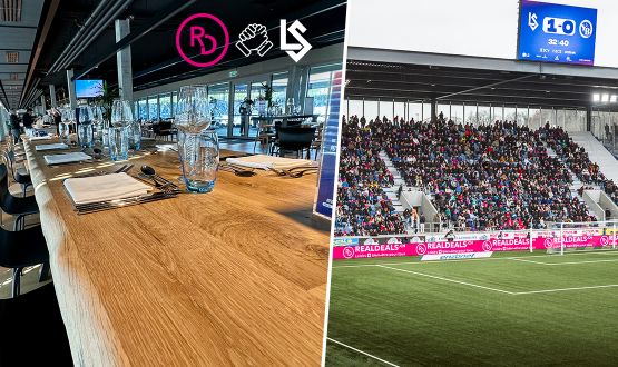 LSxRD - 1 accès en Lounge VIP pour un match du FC Lausanne-Sport (menu 3 plats en buffet et boissons à volonté)