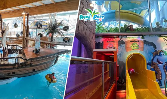 Entrée journalière à Aquaparc avec le toboggan Booster Loop à volonté inclus