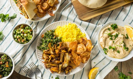 Menu complet Libanais au choix (viande ou végétarien) dès 2 personnes