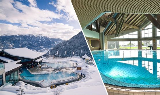 Journée détente avec Entrées à Thermalp les bains d’Ovronnaz (accès au Spa) et Plat du jour pour 2 personnes
