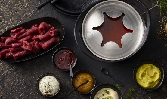 Menu Fondue chinoise à volonté avec entrée et dessert dès 2 personnes