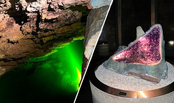 Visite féerique des Grottes de Vallorbe pour 2 personnes