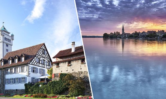 Séjour dans un Hôtel historique autour du Lac de Constance avec Petit-déjeuner et bouteille de Cuvée Jean Georges (selon formule) pour 2 personnes
