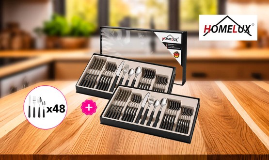 Set de 48 couverts HOMELUX