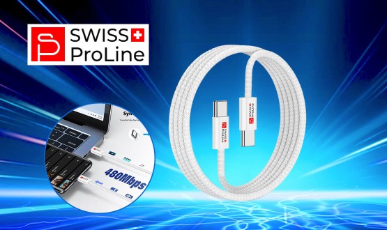 Câble USB-C à USB-C (1m) Swiss ProLine