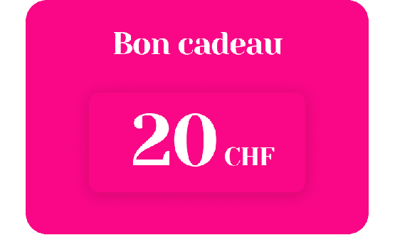 Bon cadeau pour un montant de 20 CHF