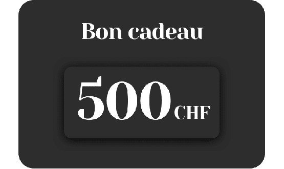 Bon cadeau pour un montant de 500 CHF