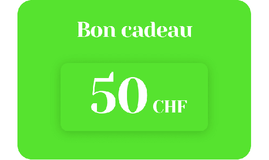 Bon cadeau pour un montant de 50 CHF