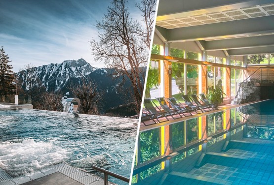 1 Entrée aux Bains de l’Hôtel Central Résidence & Spa à Leysin