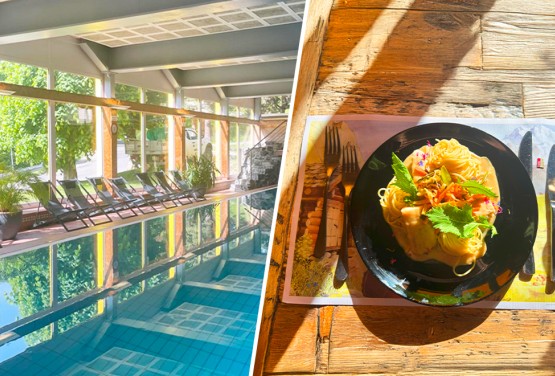 Journée dayspa avec accès au Spa, Wellness, Piscine et Plat du jour pour 2 personnes