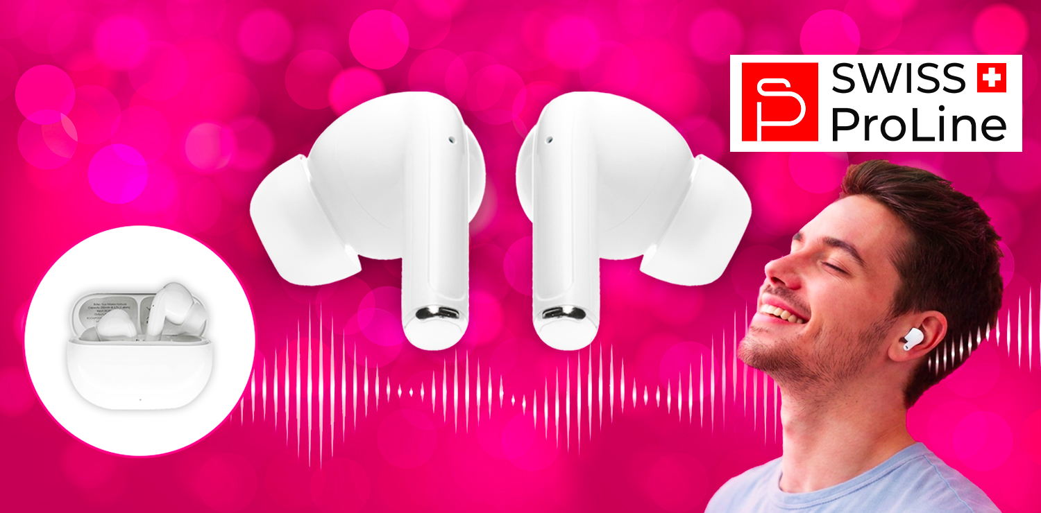 Écouteurs sans fil Bluetooth Swiss ProLine