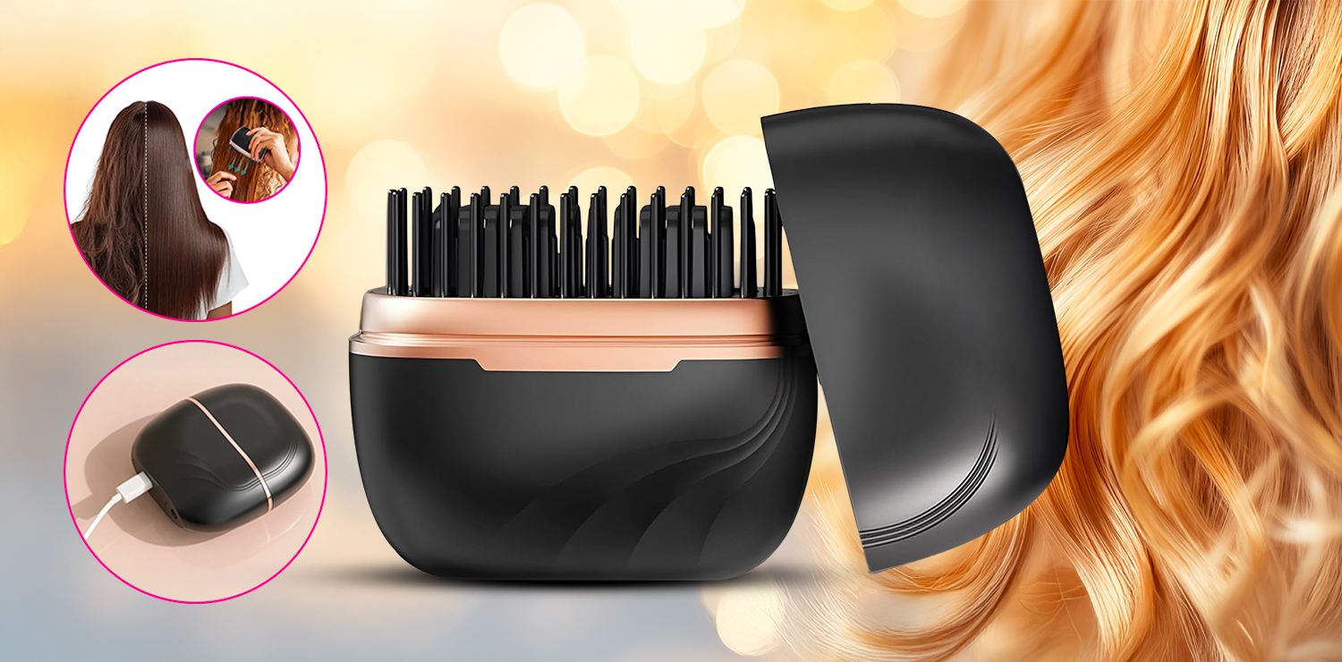Mini lisseur de poche rechargeable portable et pratique
