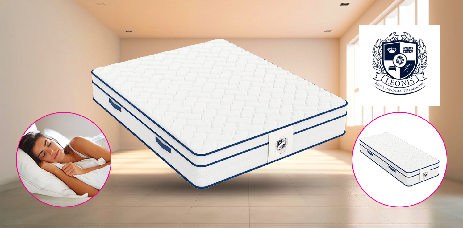 Matelas 2en1 à mémoire de forme et effet rafraichissant - épaisseur 30cm - SOVEREIGN