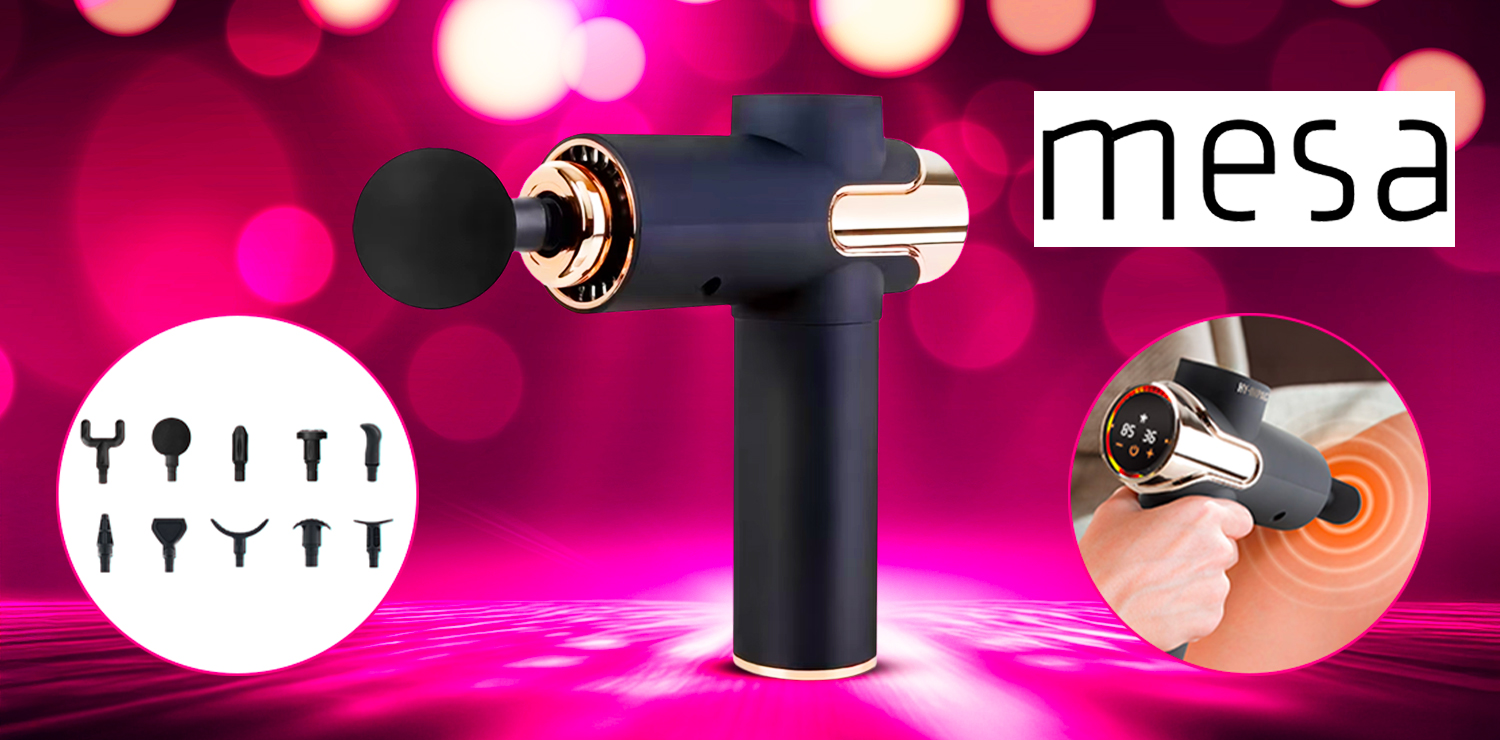 Pistolet de massage MESA (10 têtes de massage inclus)