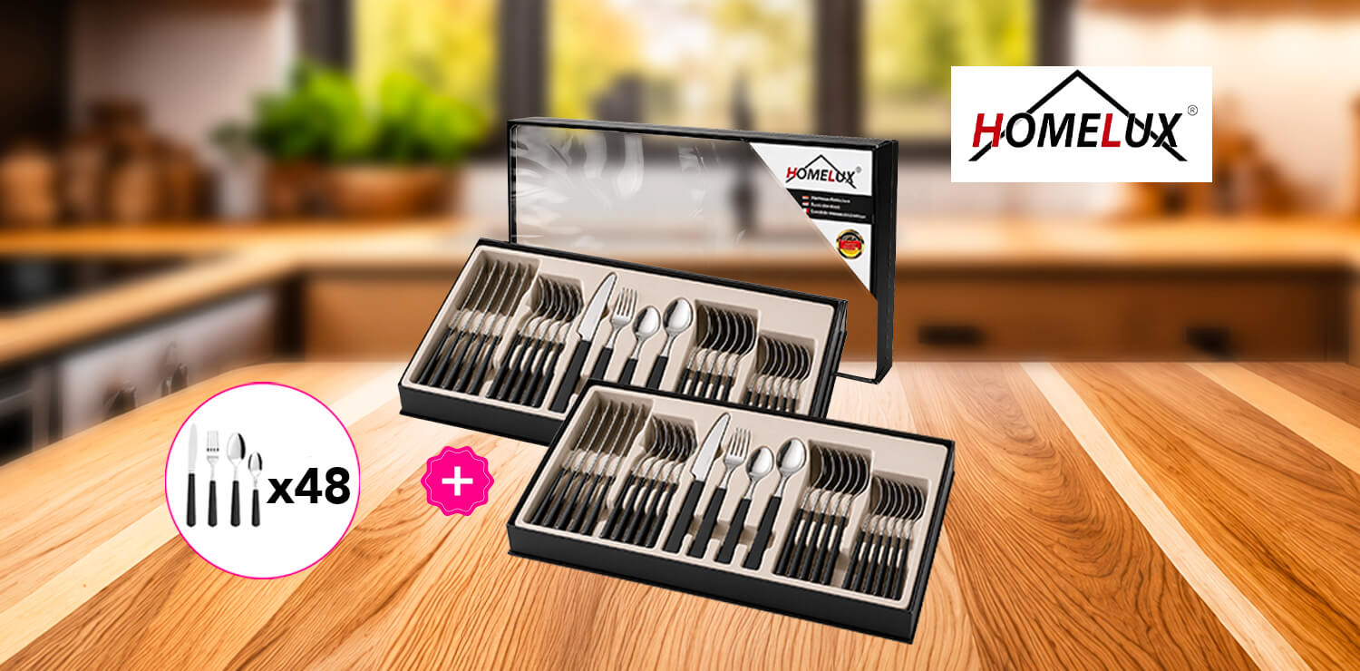 Set de 48 couverts HOMELUX