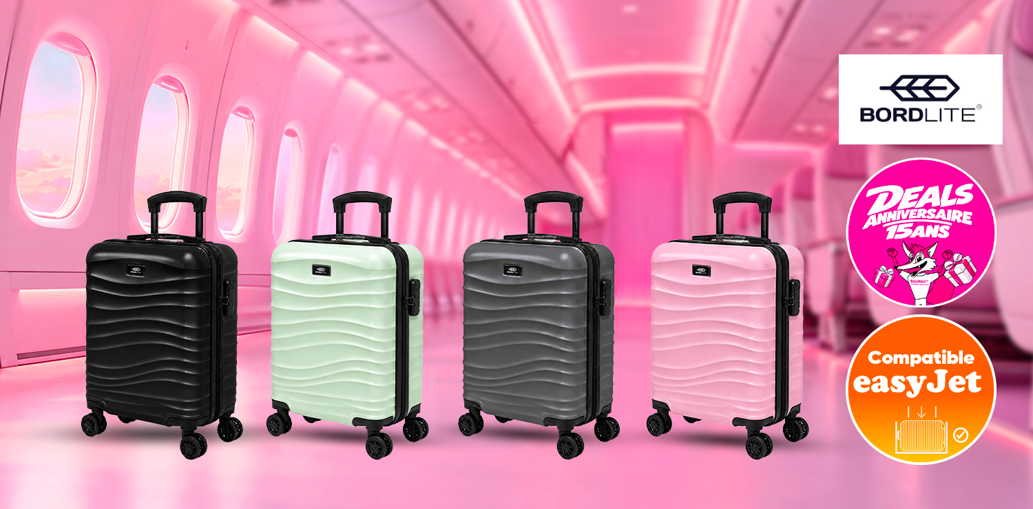 Valise cabine compatible EasyJet (45cm) BORDLITE