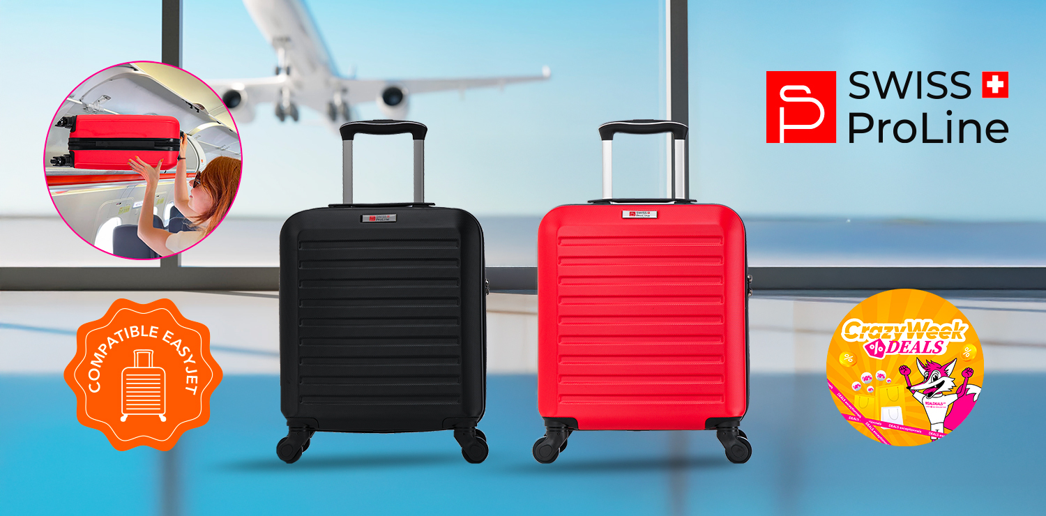 Valise cabine compatible EasyJet (45cm) Swiss ProLine