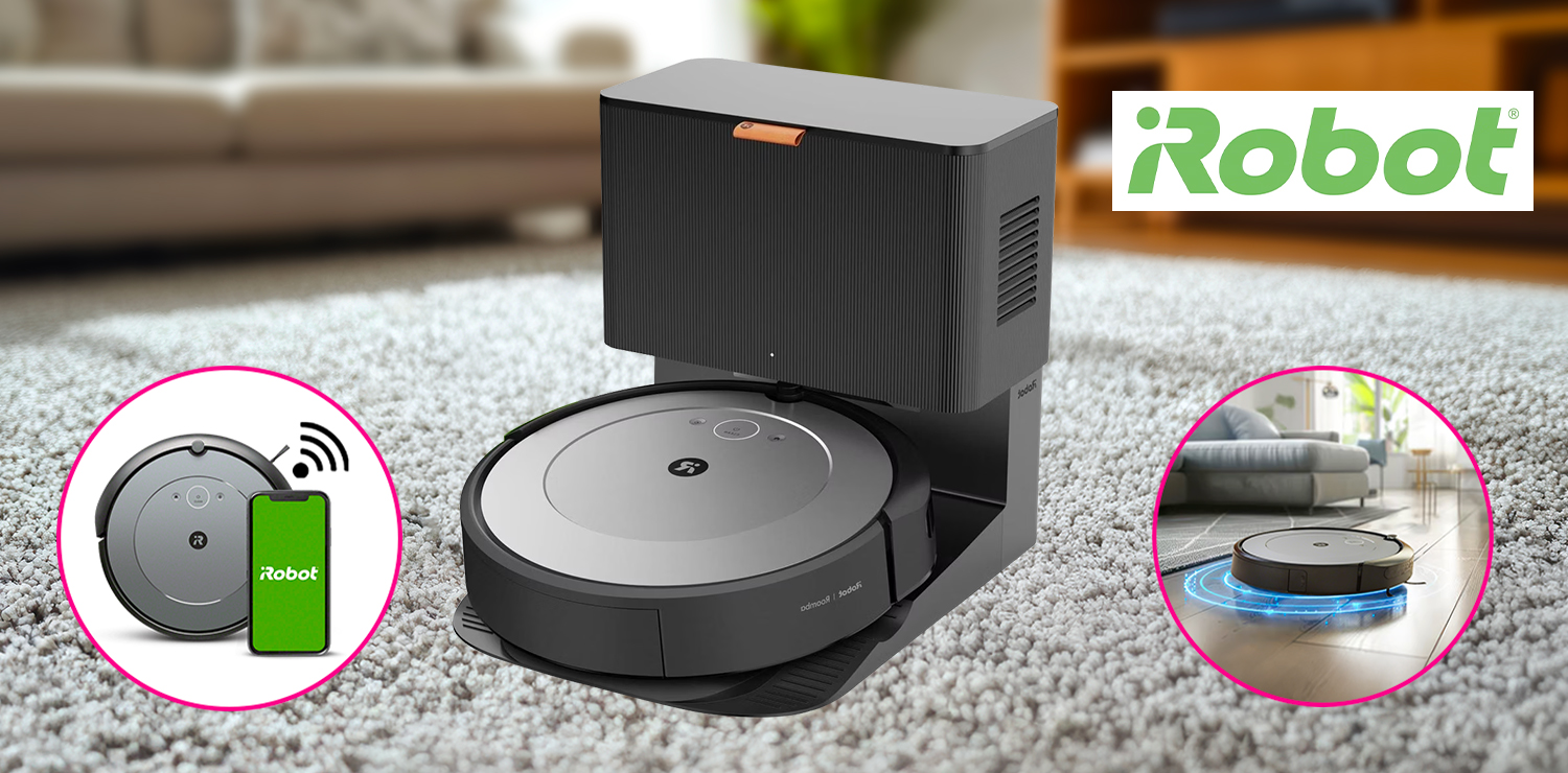 Aspirateur robot connecté avec station intégrée IROBOT