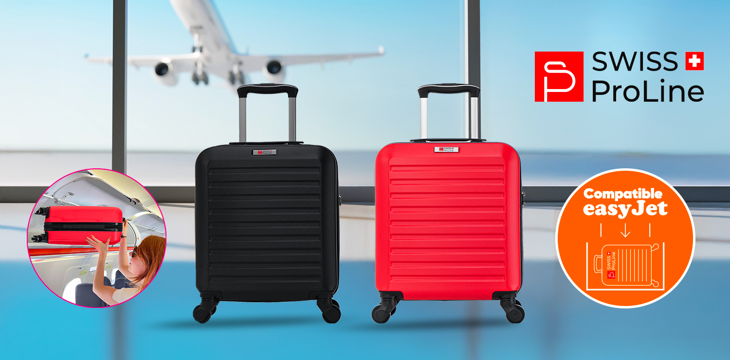 Valise cabine compatible EasyJet (45cm) Swiss ProLine