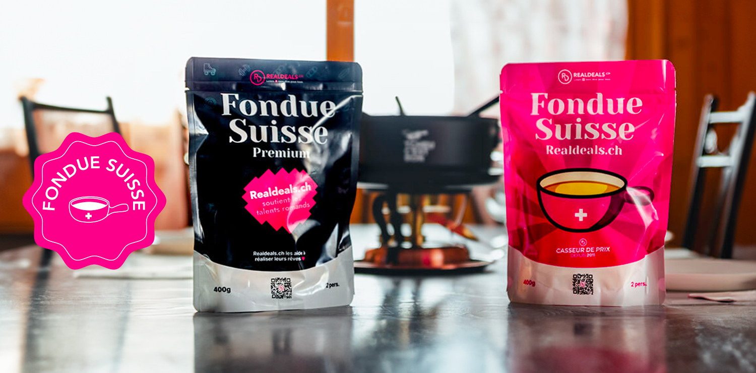 Fondue Suisse Moitié-moitié ou Premium Realdeals.ch