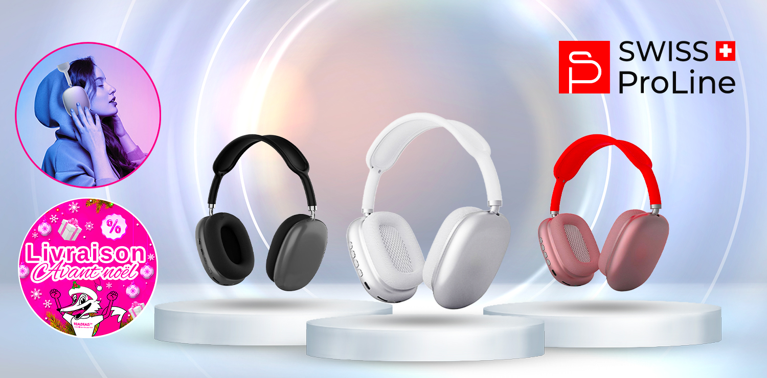 Casque Bluetooth sans fil Swiss ProLine
