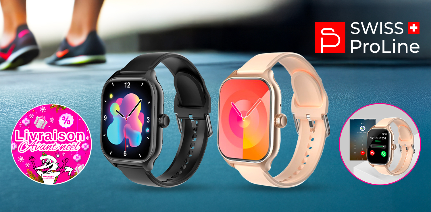 Montre connectée multifonctions Swiss ProLine