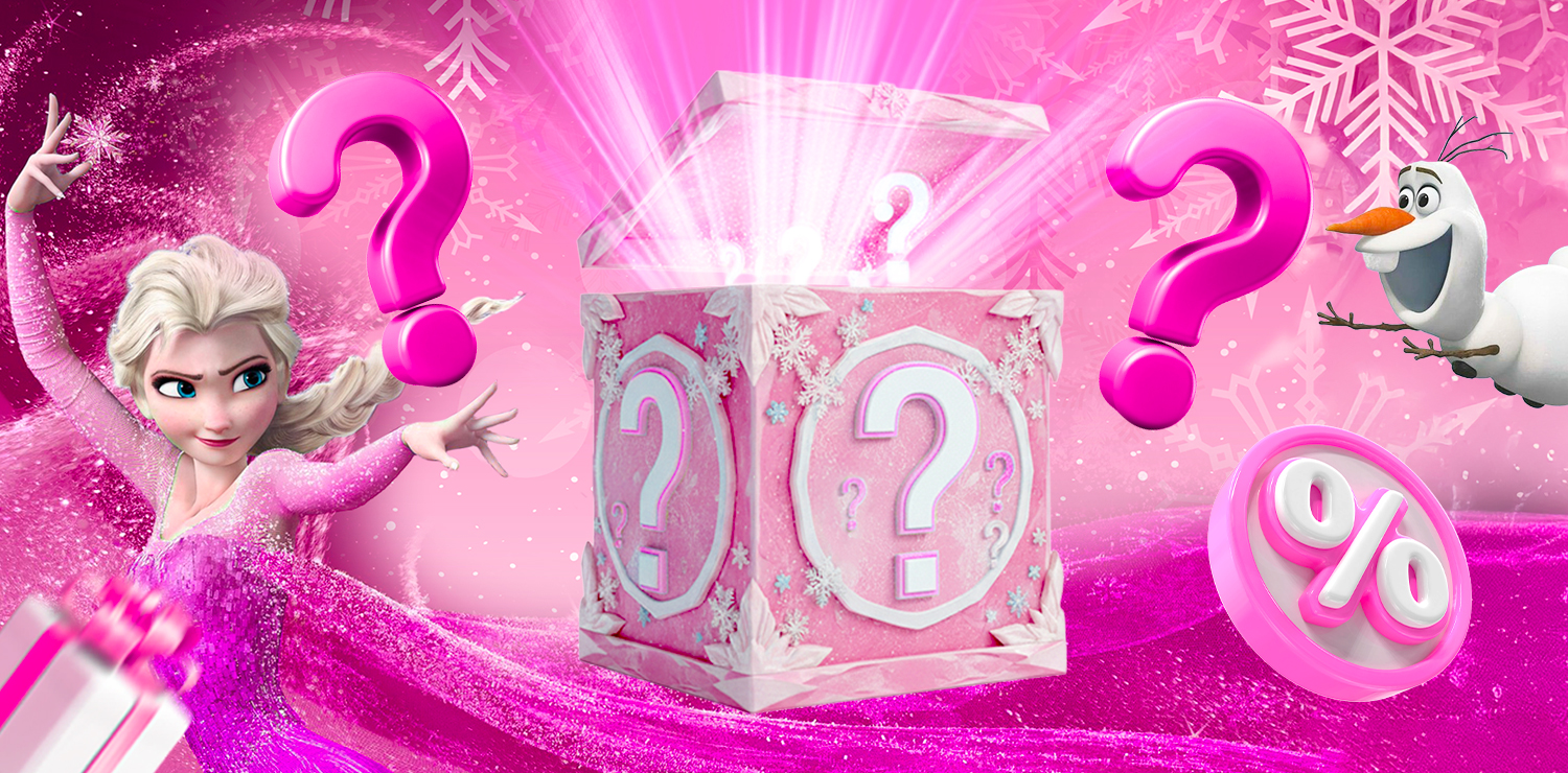 Boite Surprises 100% REINE DES NEIGES