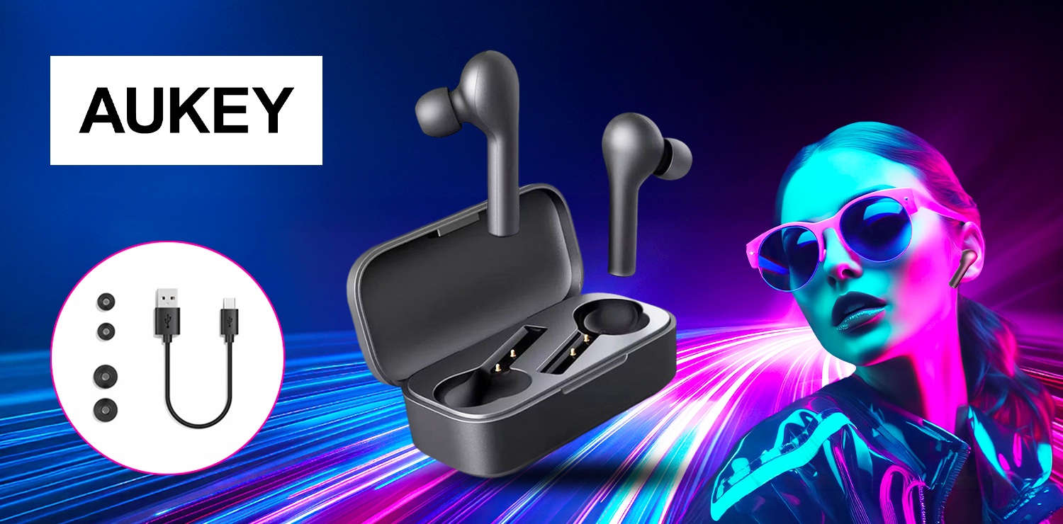 Écouteurs sans fil Bluetooth AUKEY