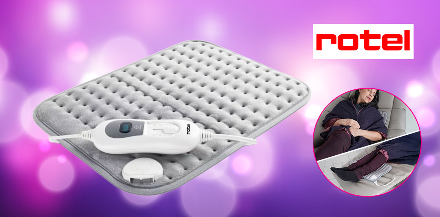 Coussin chauffant électrique doux et moelleux ROTEL